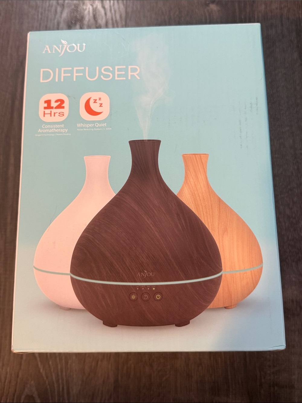 Anjou Dark Wood Grain Aroma Diffuser